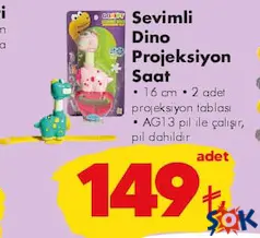 GOKİDY OYUNCAK SEVİMLİ DİNO PROJEKSİYON SAAT indirimli fiyat GOKİDY OYUNCAK SEVİMLİ DİNO PROJEKSİYON SAAT fiyat ve kampanya bilgisi